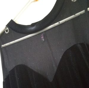 Three Hearts velvet dress